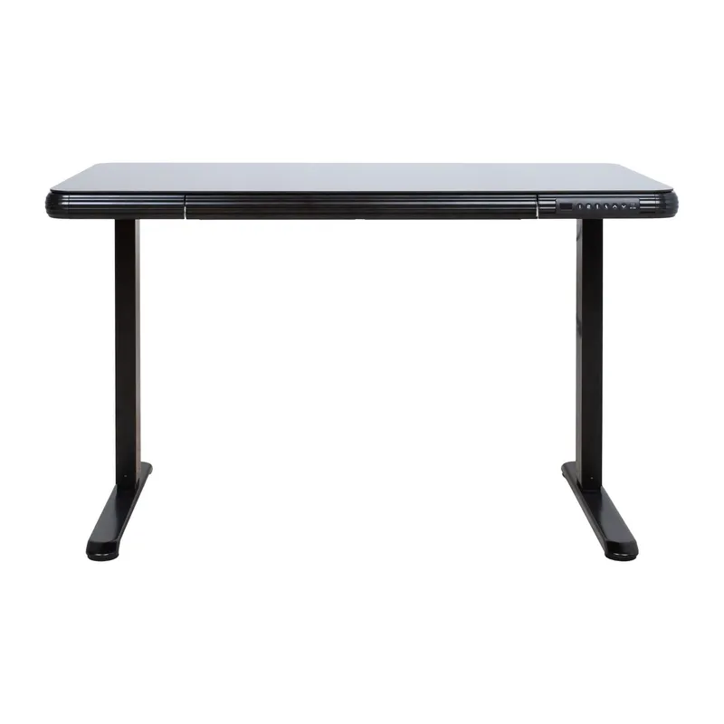 Skrivebord HOME4YOU Ergo Fit med 1 motor 122x62x73,5-118 cm Svart - Svart - Møbler - Bord - Kontorbord - Skrivebord - Hev og senkbart skrivebord