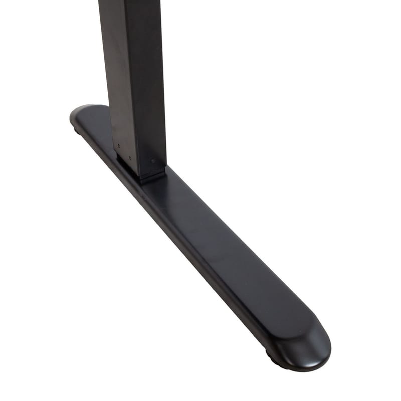 Skrivebord HOME4YOU Ergo Fit med 1 motor 122x62x73,5-118 cm Svart - Svart - Møbler - Bord - Kontorbord - Skrivebord - Hev og senkbart skrivebord
