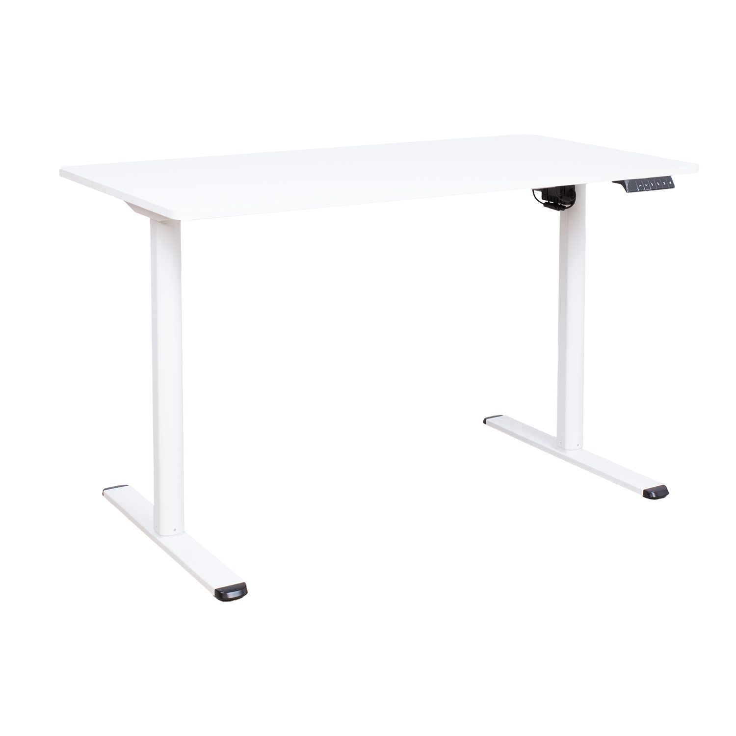 Skrivebord HOME4YOU Ergo Light med 1 motor 120x60x72,5–117,5 cm Hvit - Hvit