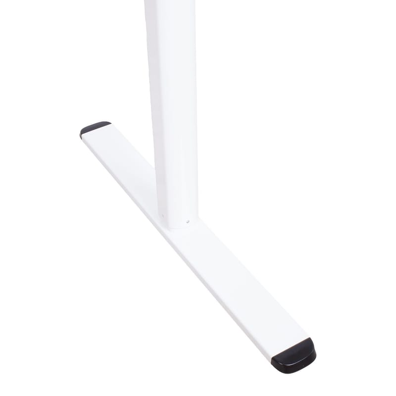 Skrivebord HOME4YOU Ergo Light med 1 motor 120x60x72,5–117,5 cm Hvit - Hvit - Møbler - Bord - Kontorbord - Skrivebord - Hev og senkbart skrivebord