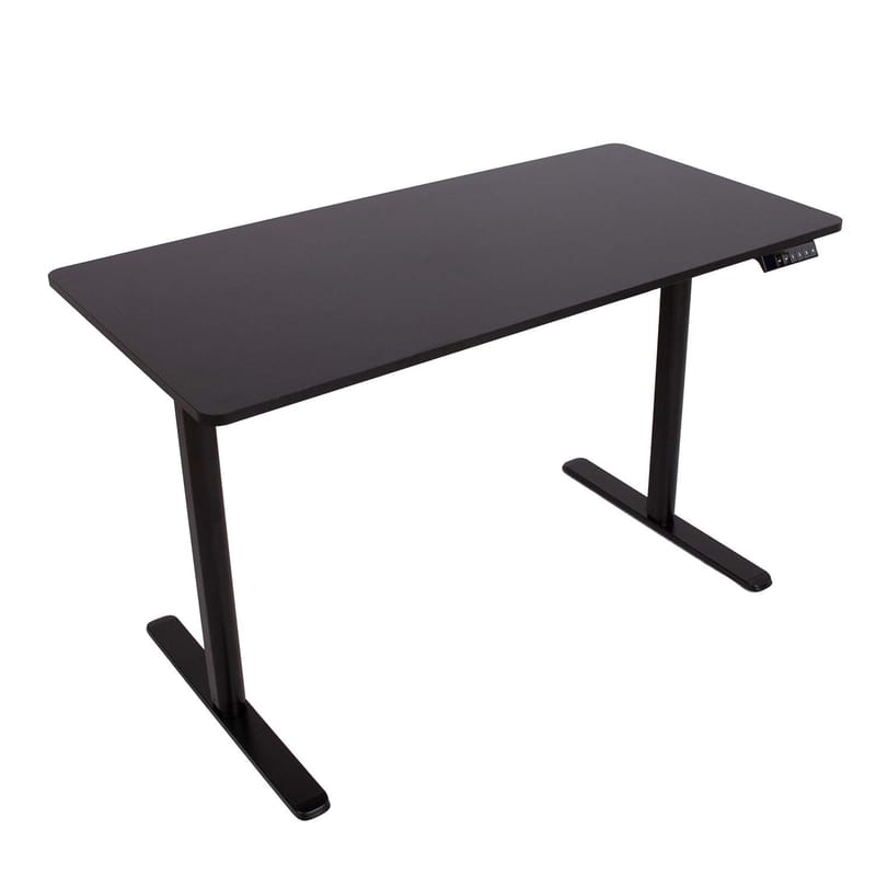 Skrivebord HOME4YOU Ergo Light med 1 motor 120x60x72,5–117,5 cm Svart - Svart - Møbler - Bord - Kontorbord - Skrivebord - Hev og senkbart skrivebord