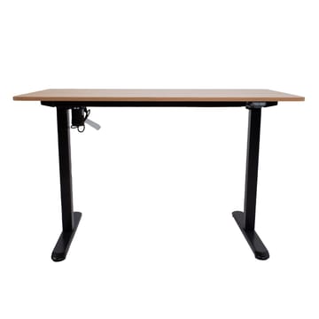 Skrivebord HOME4YOU Ergo Light med 1 motor 120x60x73-118 cm Eik/svart