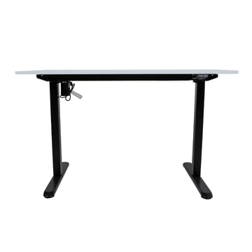 Skrivebord HOME4YOU Ergo Light med 1 motor 120x60x73-118 cm Hvit/svart - hvit/svart - Møbler - Bord - Kontorbord - Skrivebord - Hev og senkbart skrivebord