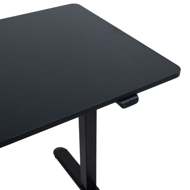Skrivebord HOME4YOU Ergo Light med 1 motor 120x60x73-118 cm Svart - svart - Møbler - Bord - Kontorbord - Skrivebord - Hev og senkbart skrivebord