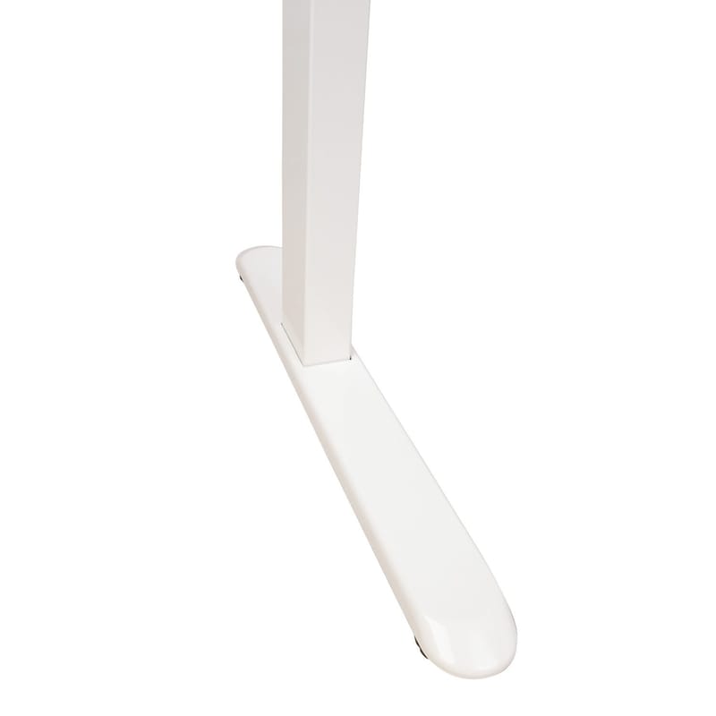 Skrivebord HOME4YOU Ergo med 1 motor 120x60x72-121 cm eik/hvit - eik/hvit - Møbler - Bord - Kontorbord - Skrivebord - Hev og senkbart skrivebord