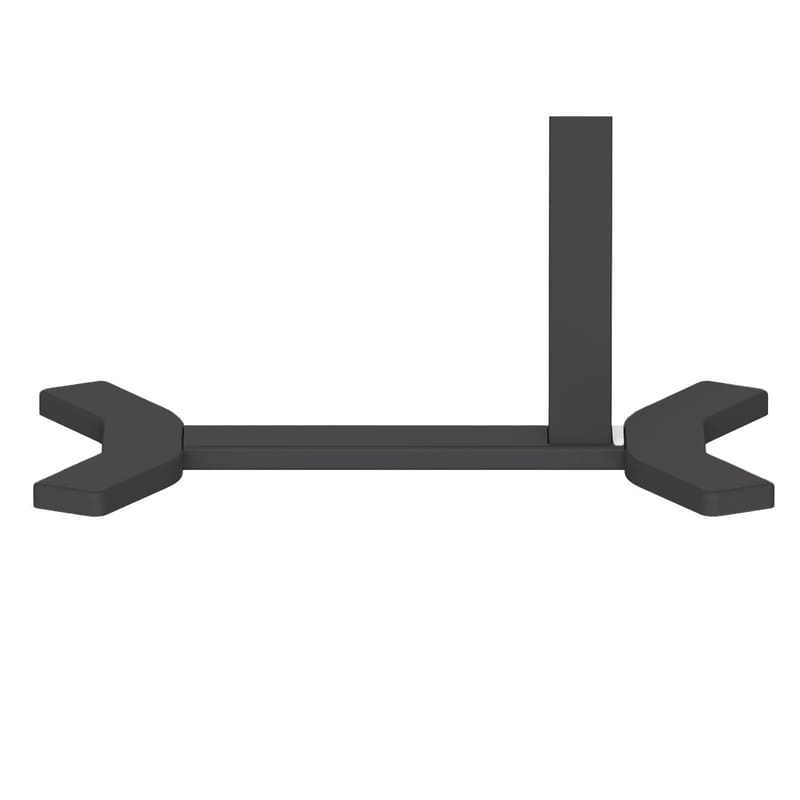 Skrivebord HOME4YOU Ergo med ett ben 70x40x67,5-106 cm manuell, svart - svart - Møbler - Bord - Kontorbord - Skrivebord - Hev og senkbart skrivebord