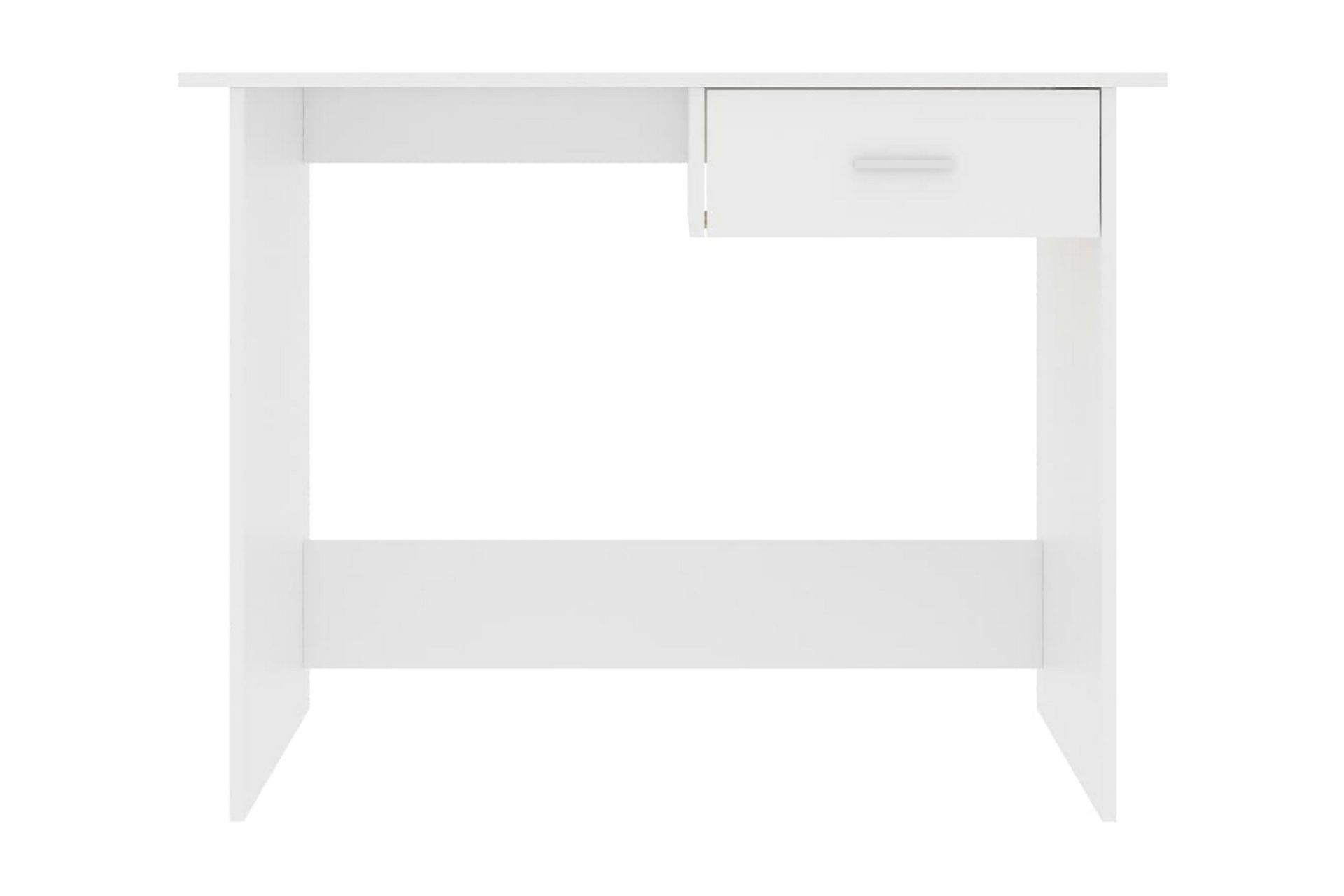 Skrivebord hvit 100x50x76 cm sponplate - Hvit - Møbler - Bord - Kontorbord - Skrivebord