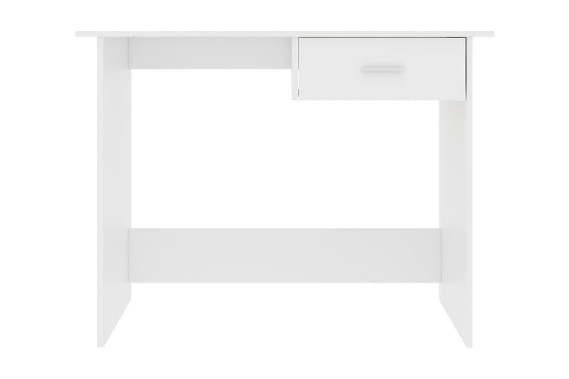 Skrivebord hvit 100x50x76 cm sponplate - Hvit - Møbler - Bord - Kontorbord - Skrivebord