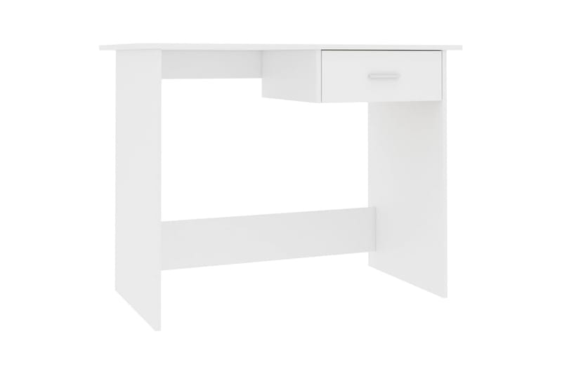 Skrivebord hvit 100x50x76 cm sponplate - Hvit - Møbler - Bord - Kontorbord - Skrivebord