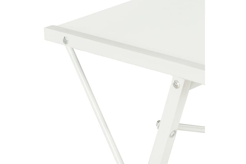 Skrivebord med hylle hvit 116x50x93 cm - Hvit - Skrivebord