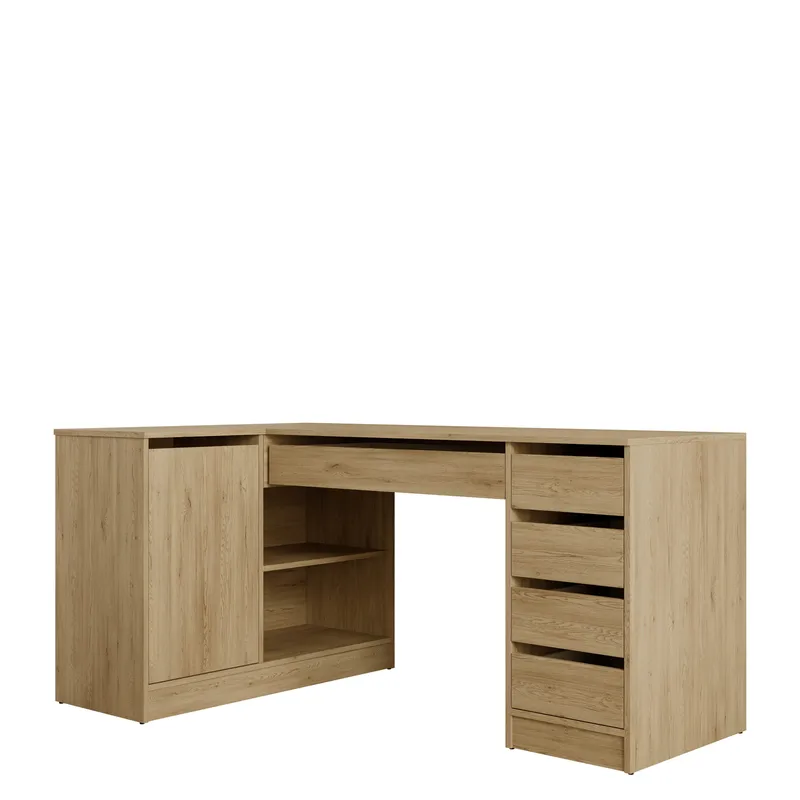 skrivebord NO_BRAND Hjørneskrivebord/sminkebord ADA lys brun, undefined