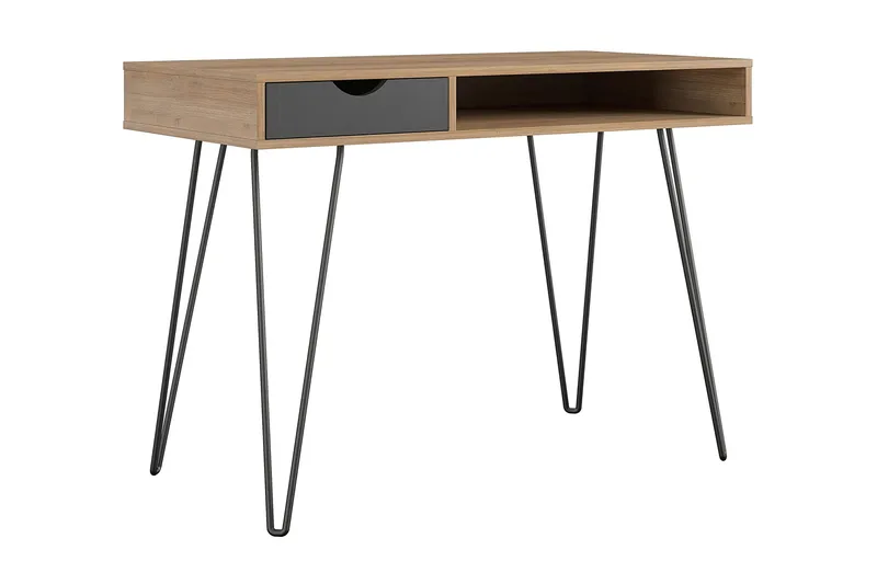 Skrivebord Novogratz Harmony 106 cm med oppbevaring - Møbler - Bord - Kontorbord - Skrivebord
