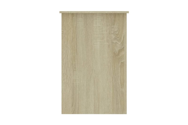 Skrivebord sonoma eik 100x50x76 cm sponplate - Brun - Skrivebord