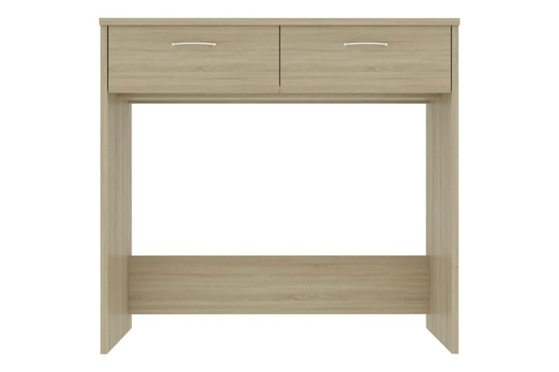 Skrivebord sonoma eik 80x40x75 cm sponplate - Brun - Møbler - Bord - Kontorbord - Skrivebord