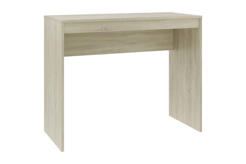 Skrivebord sonoma eik 90x40x72 cm sponplate - Møbler - Bord - Kontorbord - Skrivebord