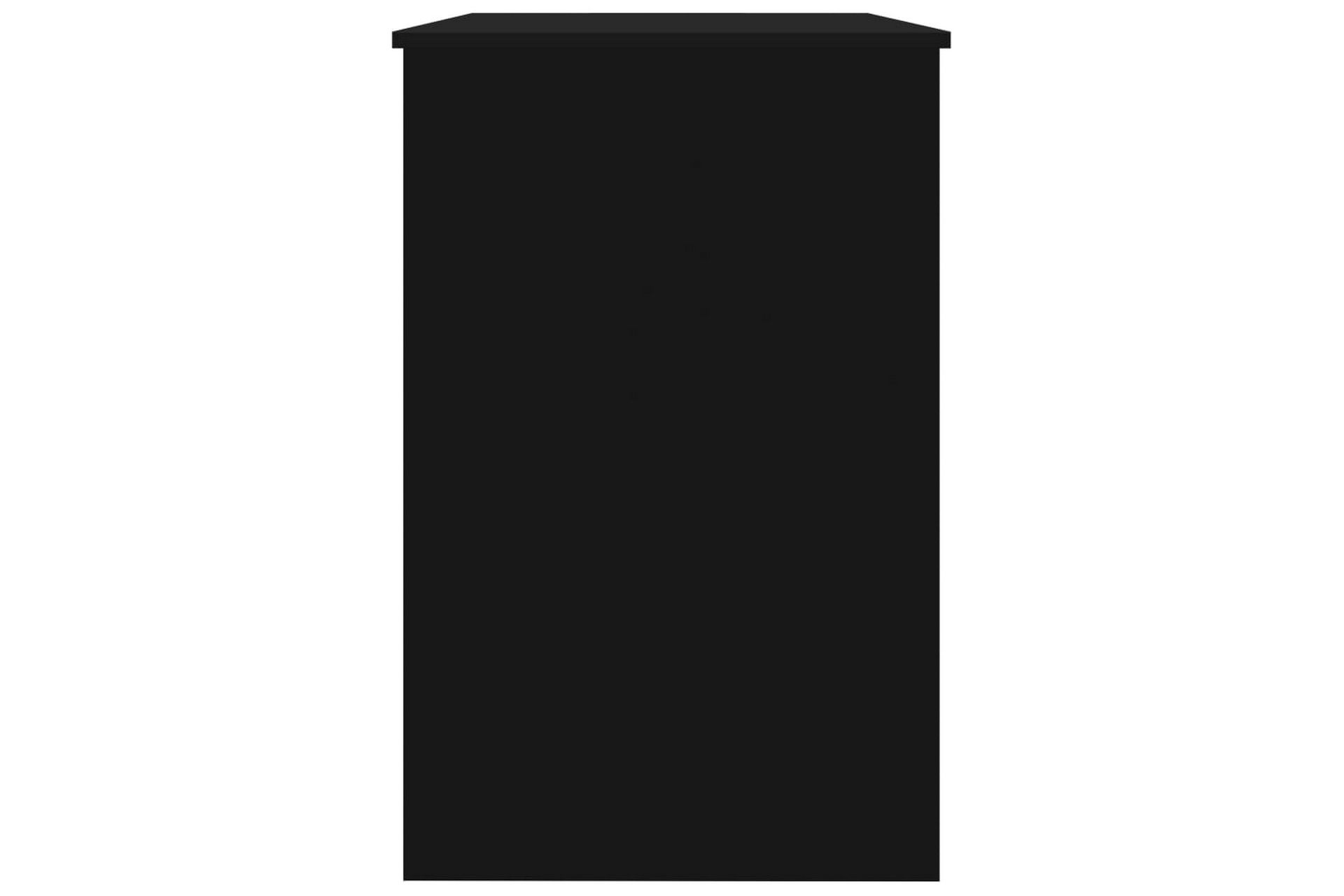 Skrivebord svart 100x50x76 cm sponplate - Svart - Møbler - Bord - Kontorbord - Skrivebord