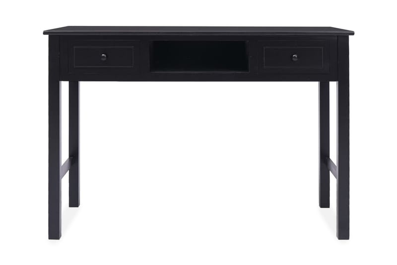 Skrivebord svart 110x45x76 cm tre - Svart - Skrivebord