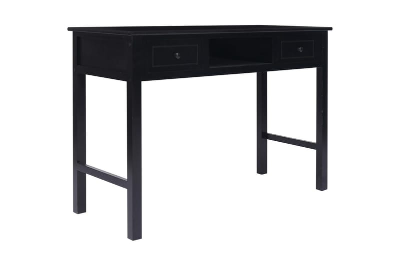 Skrivebord svart 110x45x76 cm tre - Svart - Skrivebord