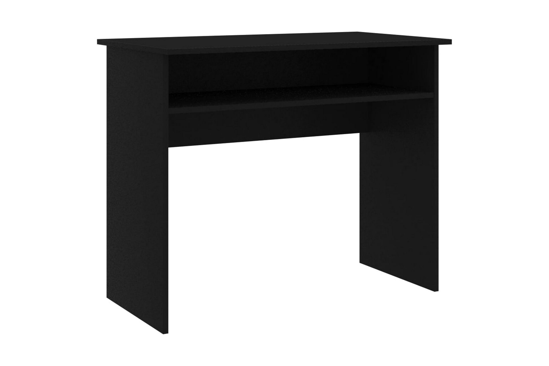 Skrivebord svart 90x50x74 cm sponplate - Svart - Møbler - Bord - Kontorbord - Skrivebord
