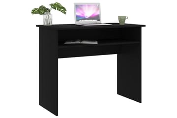 Skrivebord svart 90x50x74 cm sponplate - Svart - Møbler - Bord - Kontorbord - Skrivebord