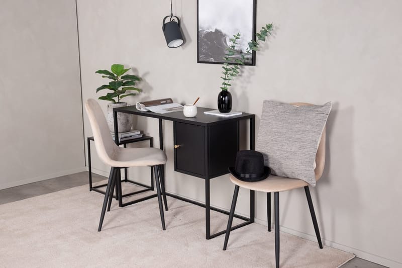 Skrivebord Venture Home Bakal Svart 95 x 45 - svart - Møbler - Bord - Kontorbord - Skrivebord - Hev og senkbart skrivebord