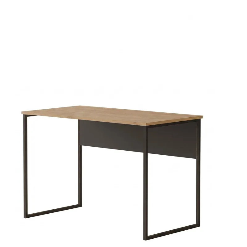 Skrivebord Skye Decor Bren (100 x 75 x 55 cm) Eik Antrasitt, Eik/Antrasitt