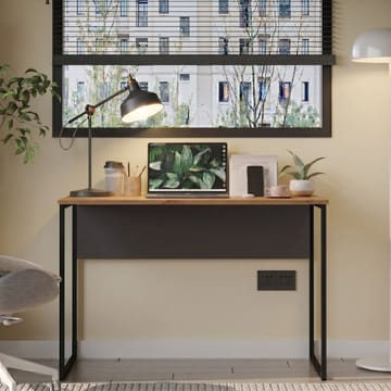Skrivebord Skye Decor Bren (100 x 75 x 55 cm) Eik Antrasitt - Eik/Antrasitt - Møbler - Bord - Kontorbord - Skrivebord