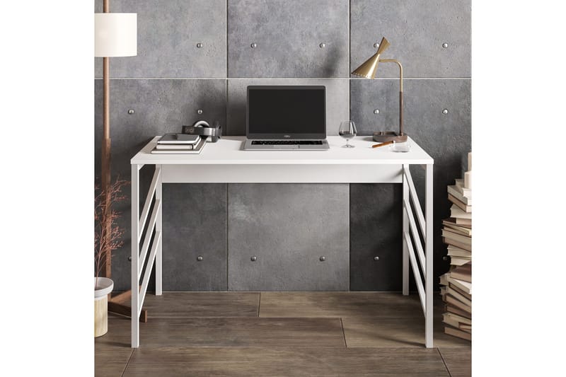 Sotinge Skrivebord 120 cm - Hvit - Møbler - Bord - Kontorbord - Skrivebord