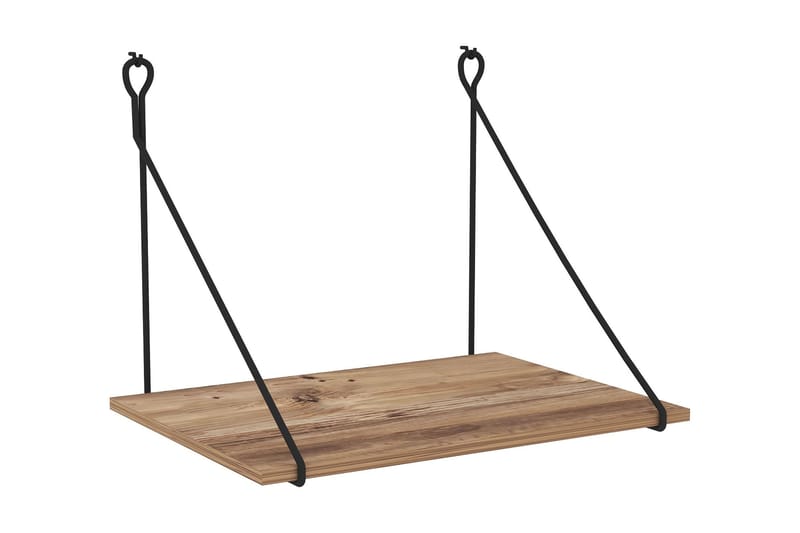 Sotinge Veggskrivebord 70 cm - Brun - Skrivebord