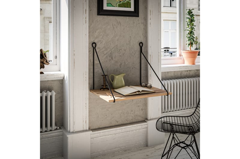 Sotinge Veggskrivebord 70 cm - Brun - Møbler - Bord - Kontorbord - Skrivebord