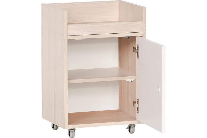 SPOT Hurts Tre / Natur / Hvit - VOX - Møbler - Bord - Kontorbord - Skrivebord