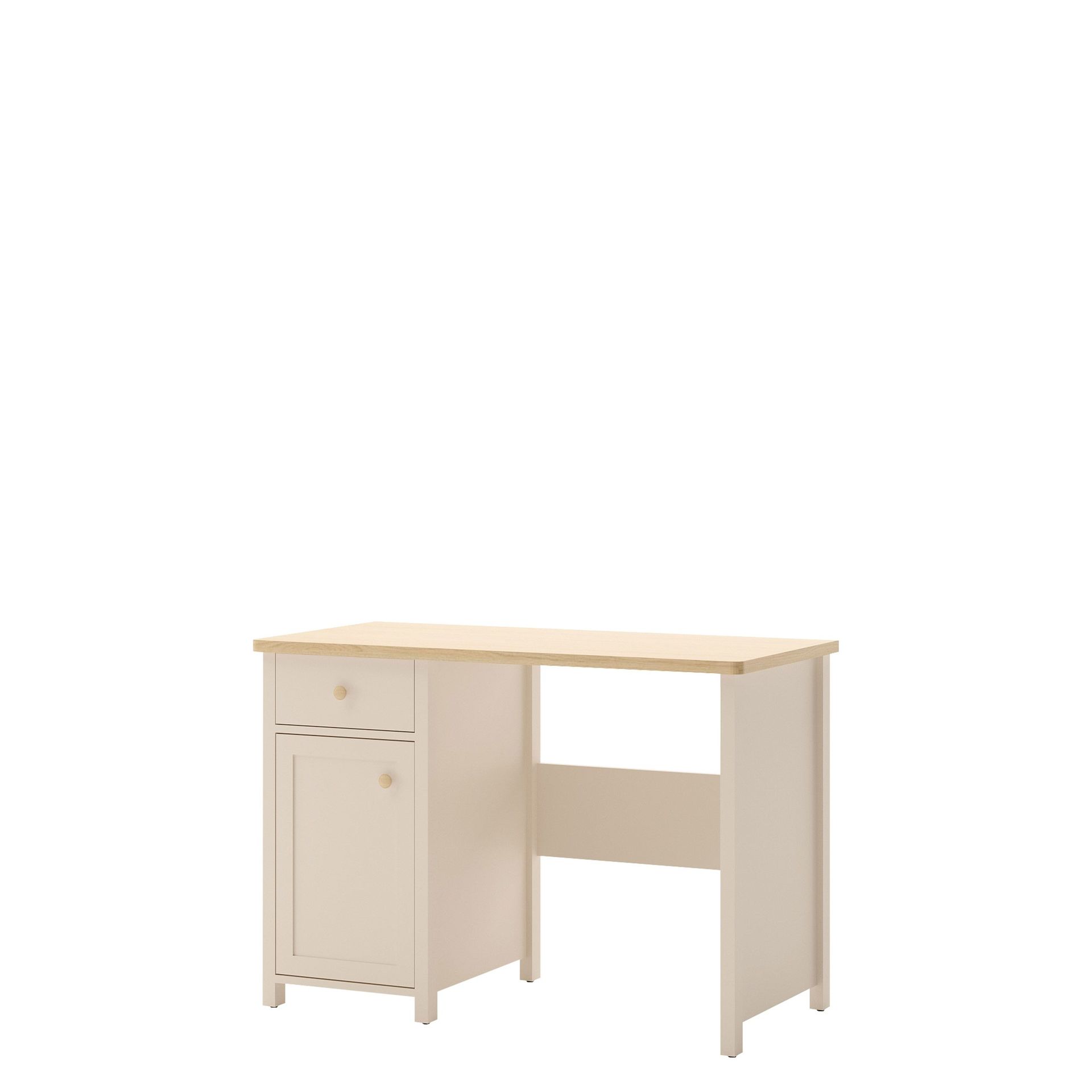 skrivebord Story Beige, eik - Beige, eik