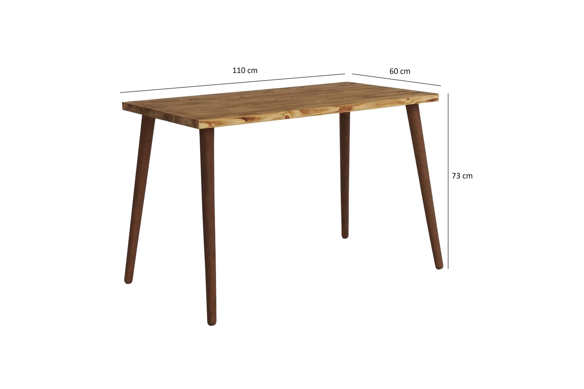 Tavner Skrivebord 110 cm - Natur - Møbler - Bord - Kontorbord - Skrivebord