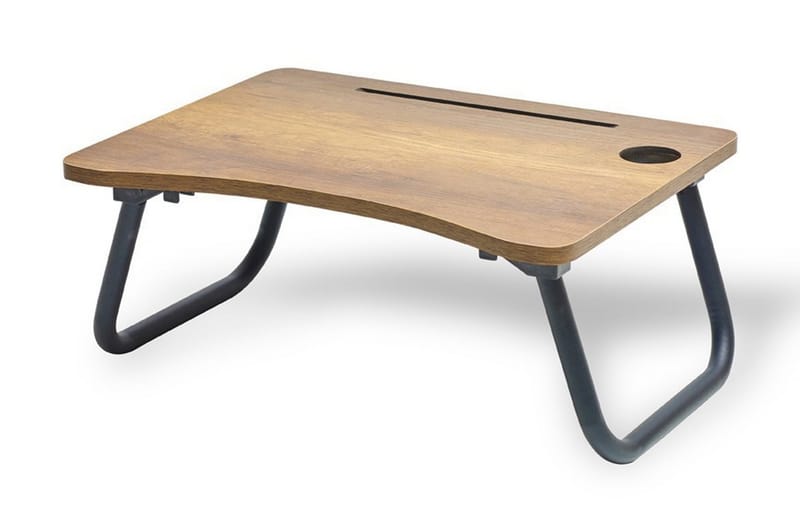 Tukums Datastativ 60 cm - Valnøttbrun/Svart - Møbler - Bord - Kontorbord - Skrivebord
