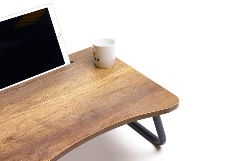 Tukums Datastativ 60 cm - Valnøttbrun/Svart - Møbler - Bord - Kontorbord - Skrivebord