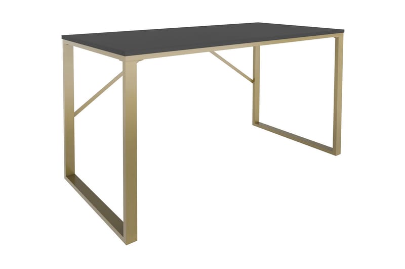 Vinresk Skrivebord 60x74x120 cm - Gull/Antrasitt - Møbler - Bord - Kontorbord - Skrivebord