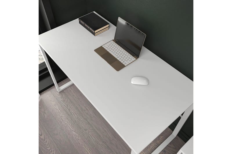 Vinresk Skrivebord 60x74x120 cm - Hvit - Møbler - Bord - Kontorbord - Skrivebord