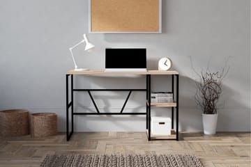 Warne Skrivebord 120 cm - Natur - Møbler - Bord - Kontorbord - Skrivebord