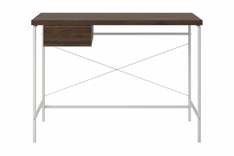 Webster Skrivebord 107 cm med Oppbevaringsskuff Valnøttsbrun - Novogratz - Møbler - Bord - Kontorbord - Skrivebord