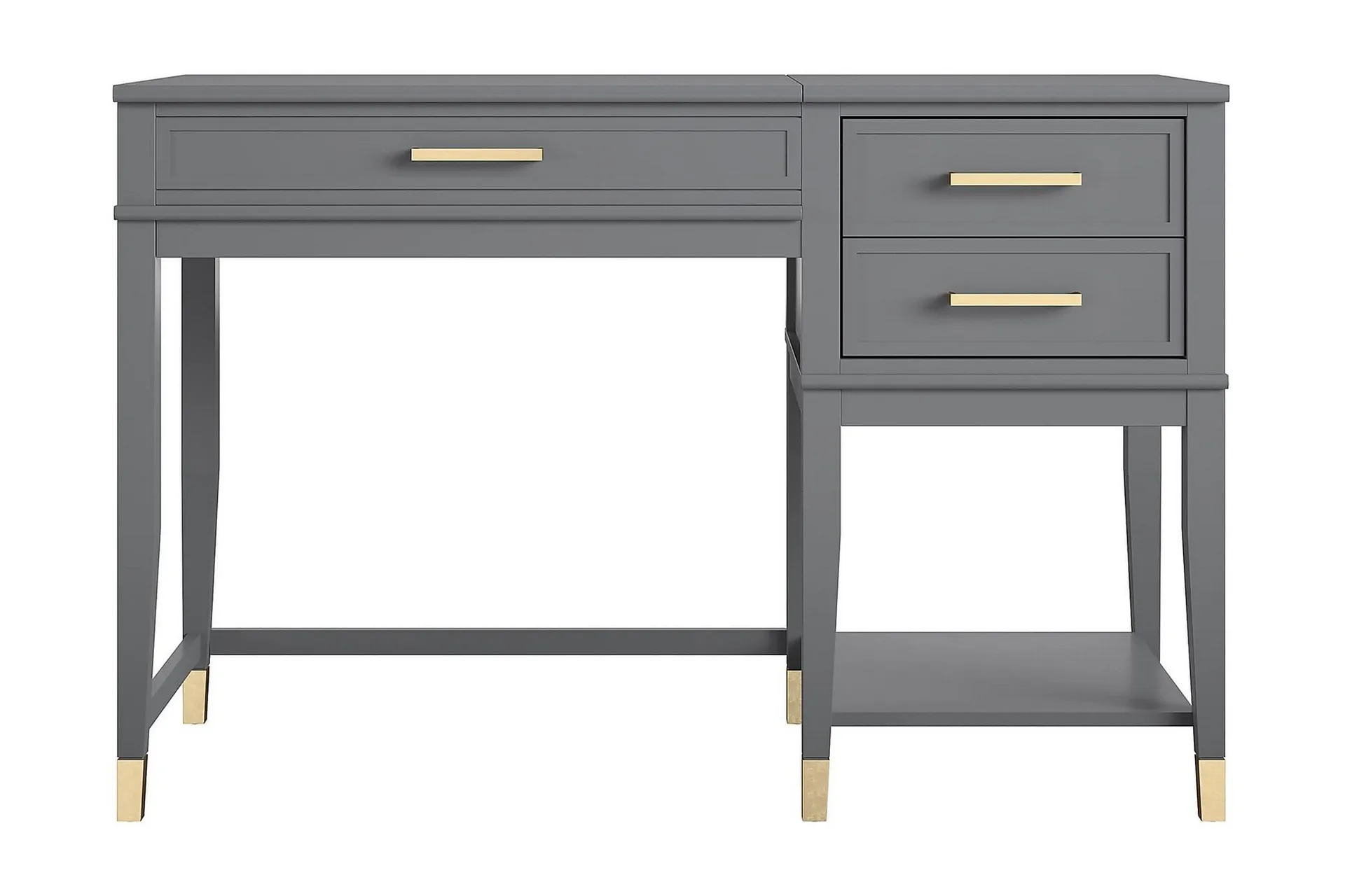 Westerleigh Hev- og Senkbart Skrivebord 116 cm med Skuffer G -