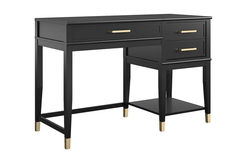 WesterleigH Skrivebord 116 cm Høy- og senkbart 3 Skuffer Sva - CosmoLiving - Møbler - Bord - Kontorbord - Skrivebord - Hev og senkbart skrivebord