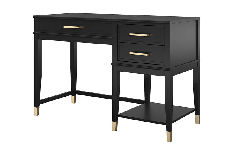 WesterleigH Skrivebord 116 cm Høy- og senkbart 3 Skuffer Sva - CosmoLiving - Møbler - Bord - Kontorbord - Skrivebord - Hev og senkbart skrivebord