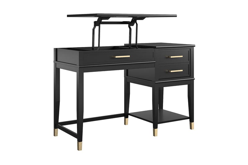 WesterleigH Skrivebord 116 cm Høy- og senkbart 3 Skuffer Sva - CosmoLiving - Møbler - Bord - Kontorbord - Skrivebord - Hev og senkbart skrivebord