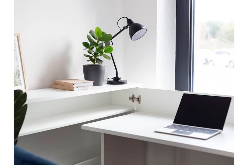 White - Møbler - Bord - Kontorbord - Skrivebord - Hjørneskrivebord