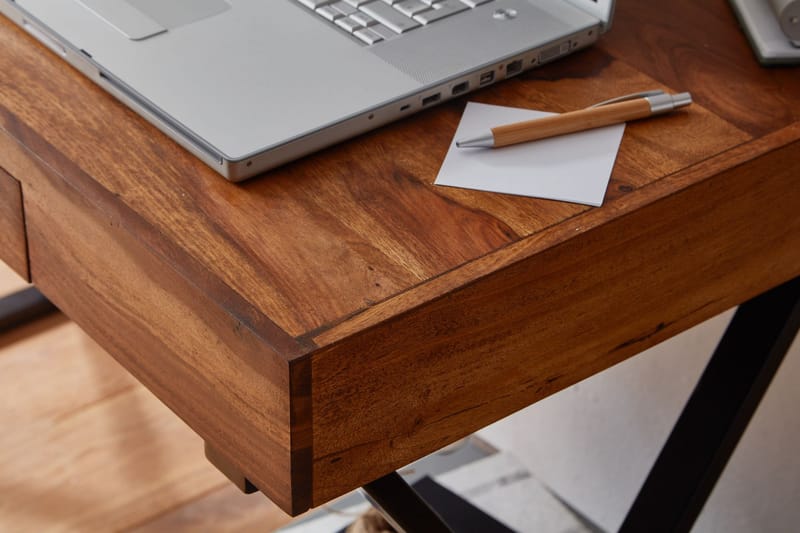 Wilhem Skrivebord 120 cm Rektangulær - Natur - Møbler - Bord - Kontorbord - Skrivebord