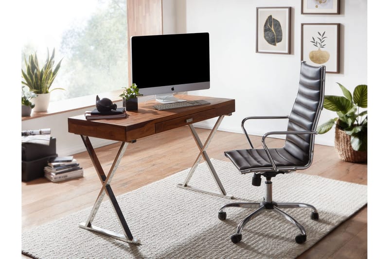 Wilhem Skrivebord 120 cm Rektangulær - Natur - Møbler - Bord - Kontorbord - Skrivebord