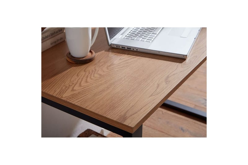 Skrivebord Wohnling Eiketre stil 120 cm moderne - Møbler - Bord - Kontorbord - Skrivebord