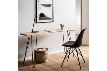 Skrivebord Wohnling Heltre 150 cm Trekantet kant med hårnålben Landlig stil - Møbler - Bord - Kontorbord - Skrivebord