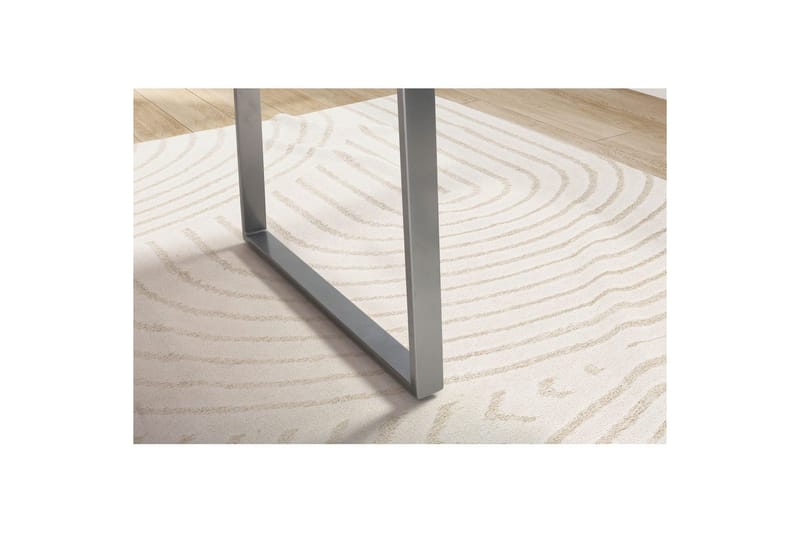 Skrivebord Wohnling Massivt treverk trekanter metallbein landlig stil Sølv, rett, 140x60 cm - Sølv, rett, 140x60 cm - Møbler - Bord - Kontorbord - Skrivebord