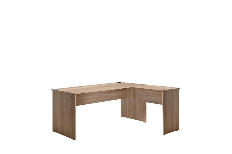 Soonam Skrivebord 160x144 cm - Lyse brun - Møbler - Bord - Kontorbord - Skrivebord